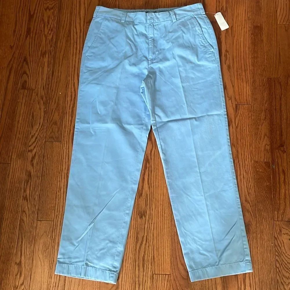 Brooks Brothers Clark Light Blue Cotton Chinos Sz 34x30 NWT